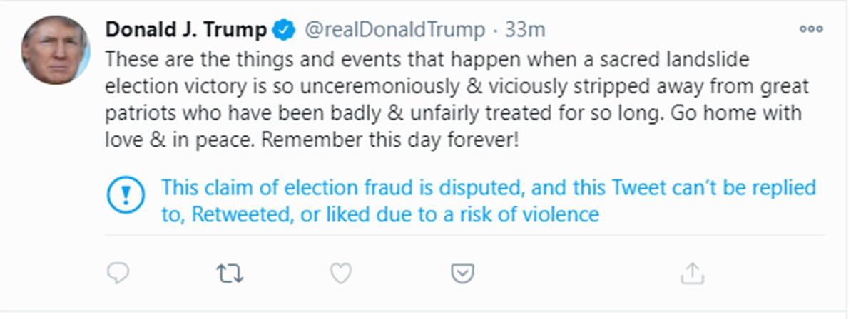 3. AFTER THE RIOT THAT LEFT SEVERAL PEOPLE DEAD, TRUMP:* Described it as "things and events that happen" when an election is stolen* Said everyone should look back on the riot fondly: "Remember this day forever!"