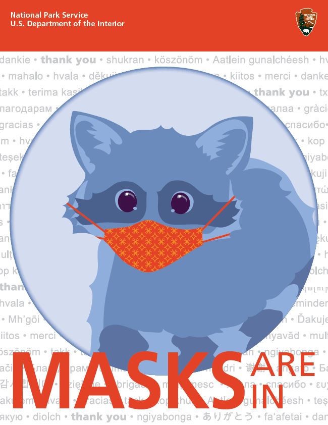 CavernsNPS's tweet image. All visitors over the age of two years must wear masks, except when actively eating or drinking. 

This includes the visitor center, elevators, public restrooms, park gift shops, restaurant, Carlsbad Cavern, and any outdoor area where physical distancing cannot be maintained.