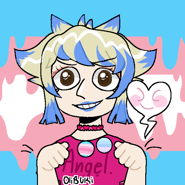 StarBabyEri's tweet photo. new oc, who dis? This is Imi, Xie is transfeminine and specifically identifies as Azalean Gendersladeken and uses xie/xer/xer/xers/xerself pronouns. This is an edited picrew by Oibuki. Making xenic ocs is fun. https://t.co/rr0olPPA2N