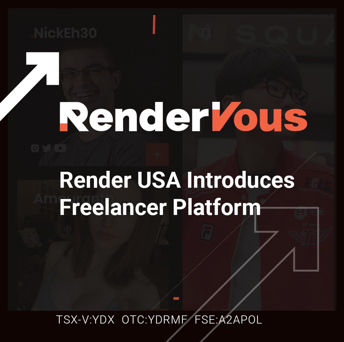 Rendervous is a new platform that provides talented and experienced freelancers the opportunity to bid for gigs within the Rendervous community. 

Check it out bit.ly/2Z2RXY3


#YDX #innovation #gaming #influencers #streaming #Render
