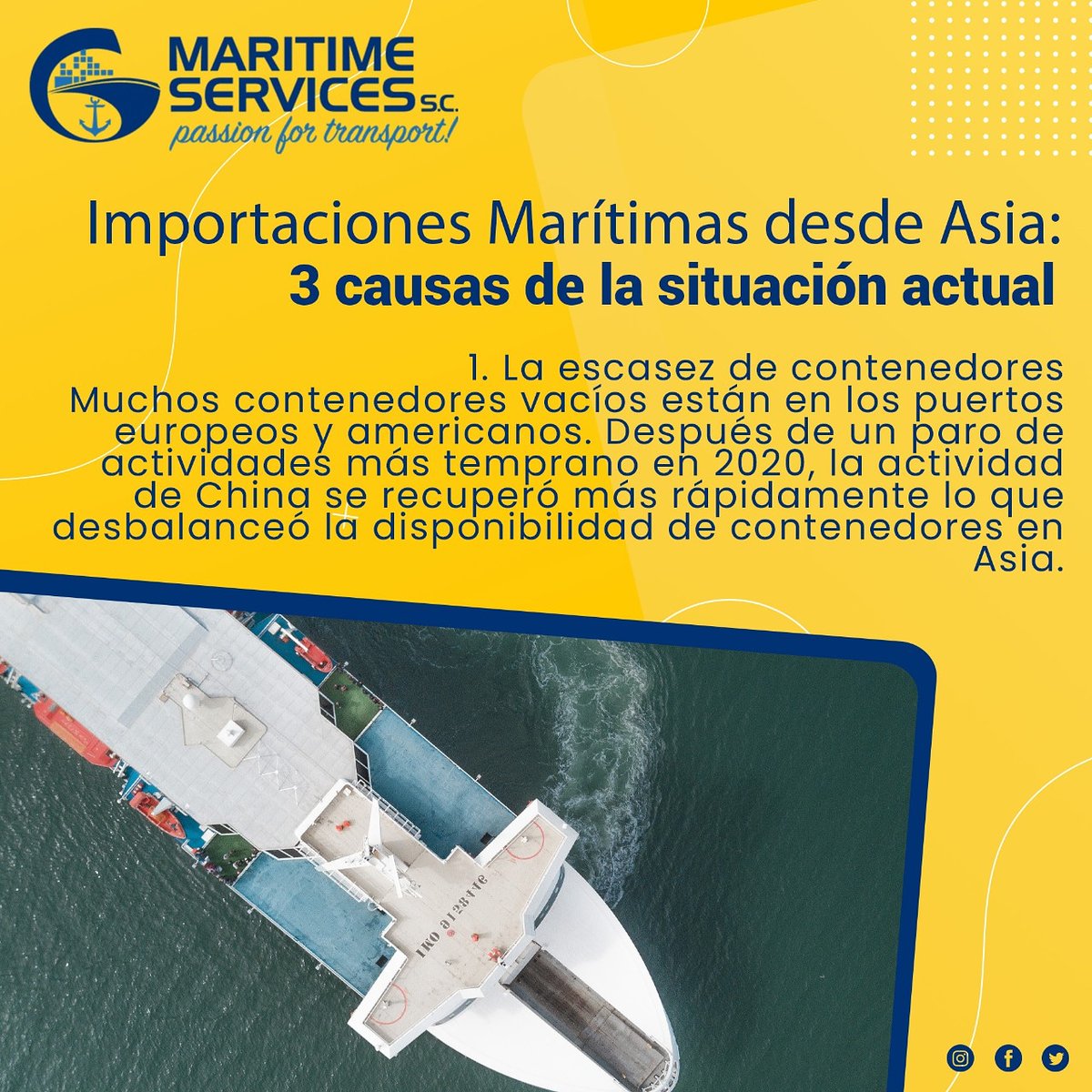 Conoce la situación actual de las importaciones marítimas desde así y cuál es el motivo por el que las mismas se desaceleraron. 🚢🇨🇳

#logistica #mexico #logistics #negocios #comercio #usa #exportacion #business #netherlands #exports #community #trade #exportaciones #spain