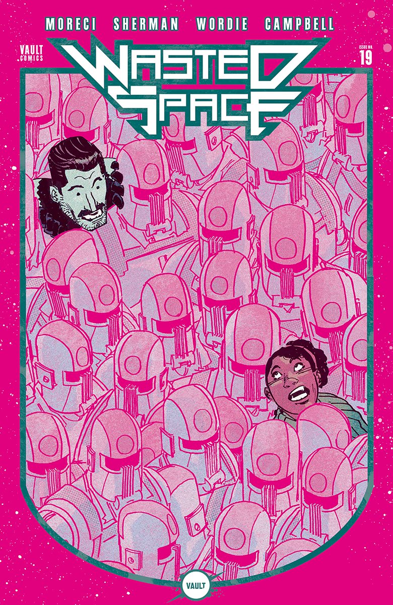 Oh! WASTED SPACE #19 is out today! 

Arc 4's penultimate issue! It also may or may not feature alien/robot porn. Who can say? 
