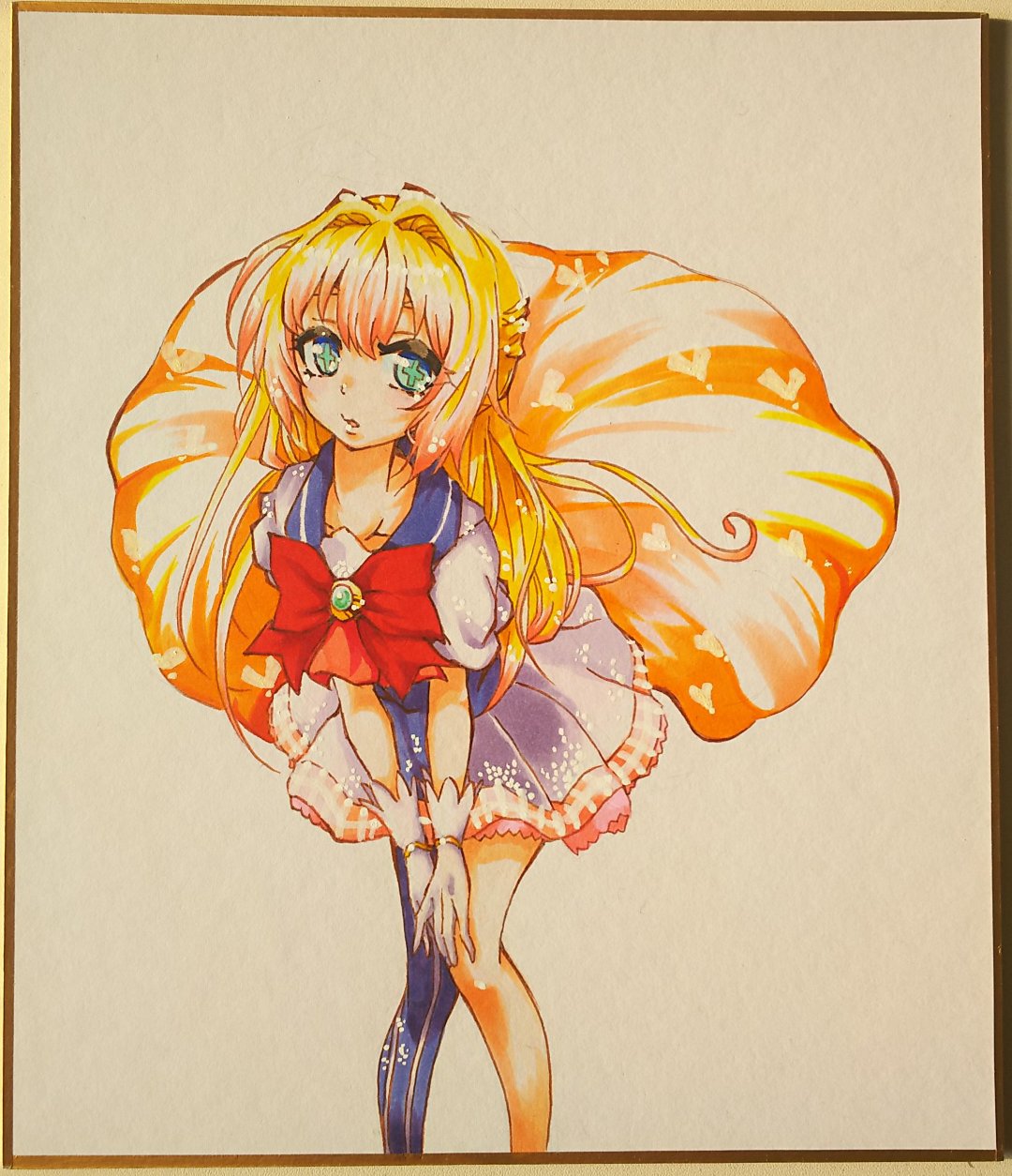 キャット缶 オリジナル オリジナルキャラクター 色紙 アナログ コピック コピックイラスト 勝手に屋台をキャラクターシリーズ イメージは 金魚すくい T Co Jd5ch6rjec