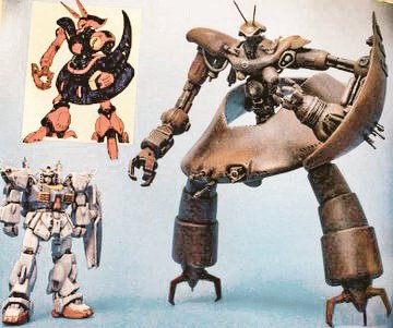 バウンドドッグ色々。最初の発想から立体が最終でしたのよ。他は模型