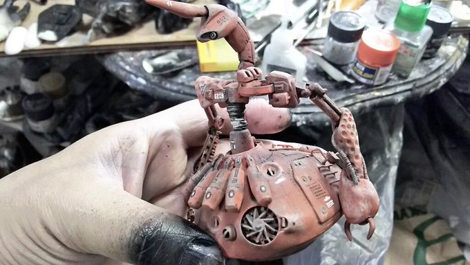 バウンドドッグ色々。最初の発想から立体が最終でしたのよ。他は模型