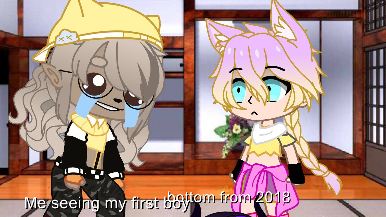 my first ever gacha edit from 2018