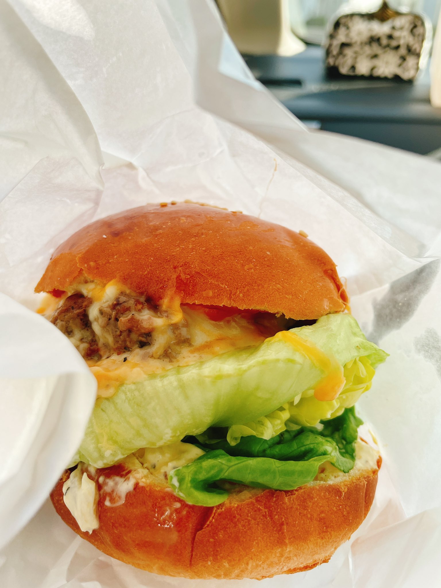 ジェラートからの洋光台でハンバーガー パスタイム チーズバーガーもボリューミーだけど 夫の食べたダブルの見た目凄い 美味しかった T Co Xhkngq4zna Twitter