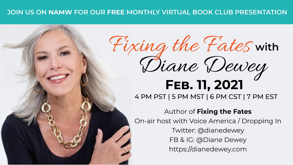 We hope you can join us tomorrow for our FREE monthly Virtual Book Club here at NAMW! #memoir #memoirwriting  namw.org/2021/01/februa…