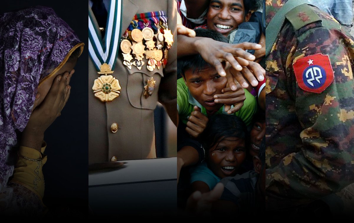 #Myanmarcoup context, Myanmar's military (coup takers), prominent Buddhist Monks (mixed support for coup), and Aung San Suu Kyi (currently detained) all participated in and supported the genocide &amp; violence against Rohingya and other ethnic minorities. #WhatsHappeningInMyanmar