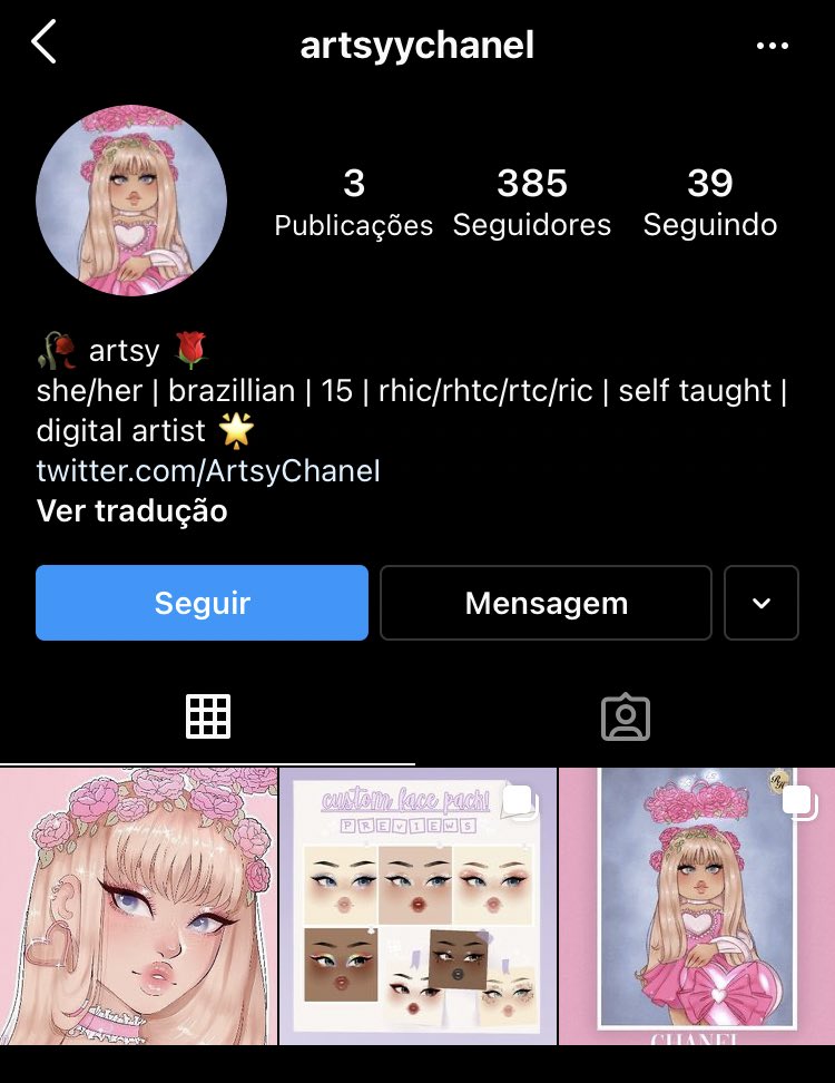 ✧ Chanel ✧ on X: guys this is not me i don't have an ig account pls don't  follow them tyy :))  / X