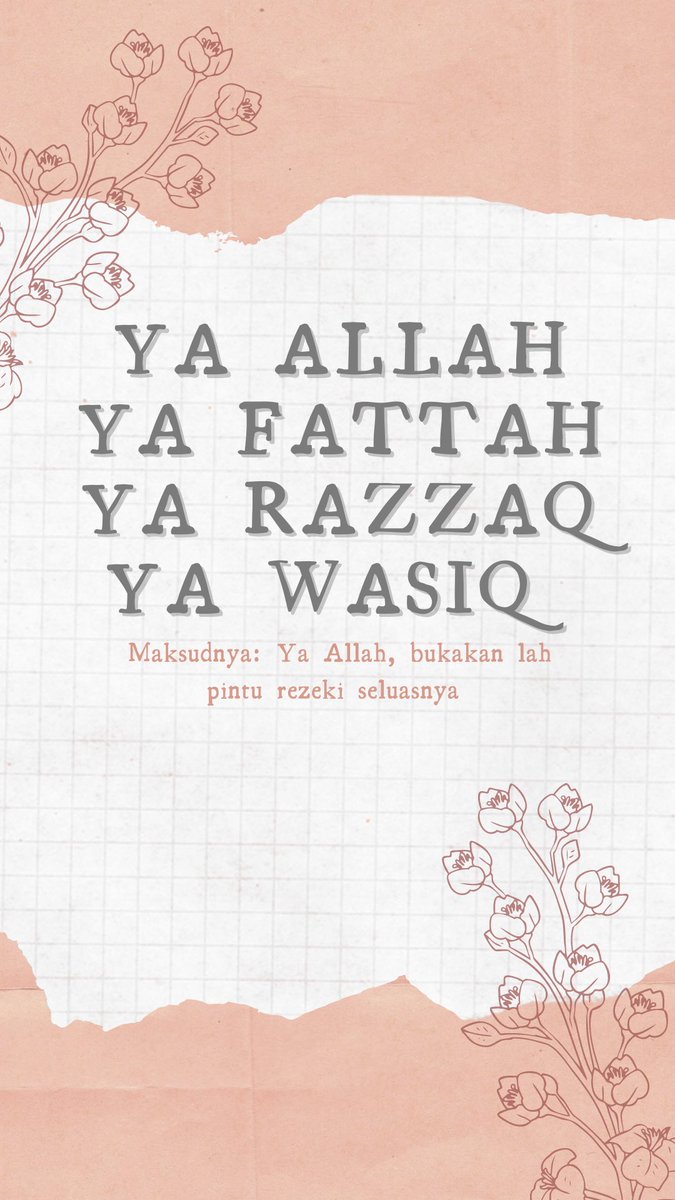 nurshyreena_'s tweet photo. I nak share ni. I suka sgt dengar ceramah Ustazah Asma Harun. But last week, i ada dengar. Dia cakap ucap “Ya Allah, Ya Fattah, Ya Razzaq, Ya Wasiq” utk diperluaskan rezeki.

Guess what? I baru amalkan since last monday, and i got the result. Alhamdulillah ya allah menjadi! 🥰🤲🏼 https://t.co/DjGi4qrxkU