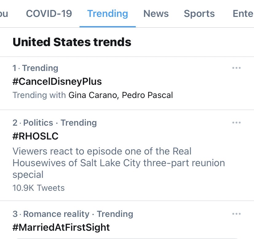#CancelDisneyPlus