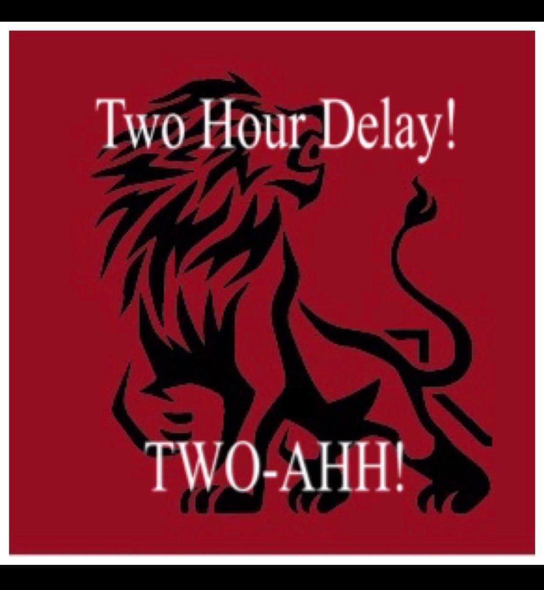 2 HR DELAY 2/11/21 Due to weather and road conditions. 
Doors @ elementary open at 9:05am
Doors @ secondary open at 9:30am 
Class starts at 10am! Be safe!