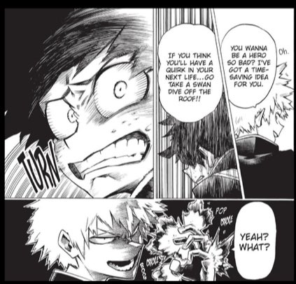 Bakugo was introduced to be a cynic (yeah ik  @dynatheories lip service thread was Amazing but he wasn't introduced to us as a lair) while Kirishima was introduced to be very idealistic