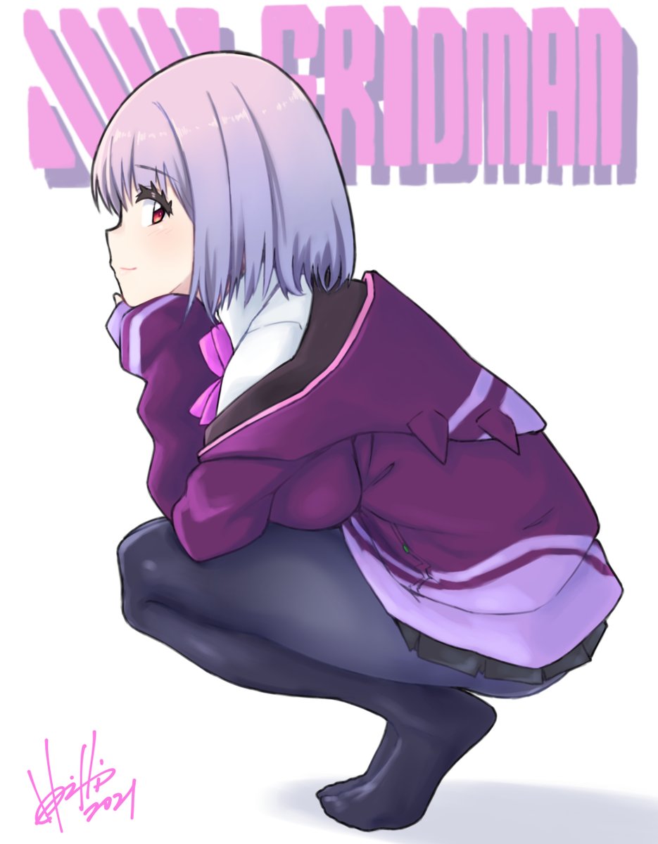 新条アカネ 「#SSSS_GRIDMAN 
<新条アカネがログインしました。> 」|ほりシンのイラスト