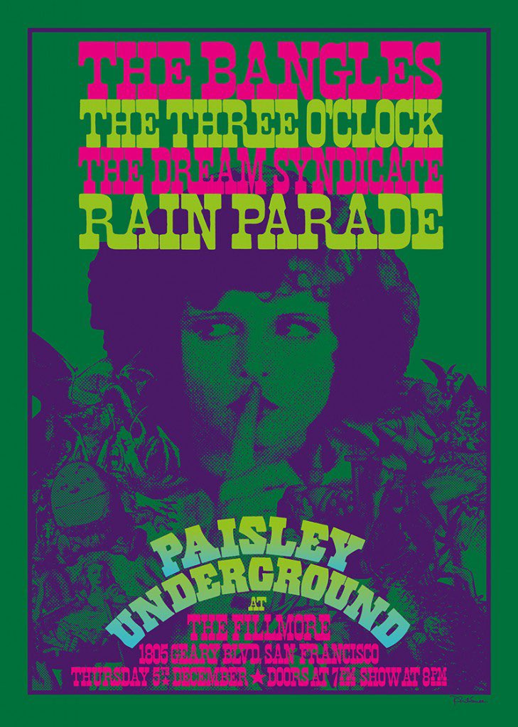 However, 25 years after the scene ground to a halt, 4 of the Paisley Underground bands reformed & reunited in 2013 to play gigs together in San Francisco & LA.In the same year  @The3Oclock also played Coachella.