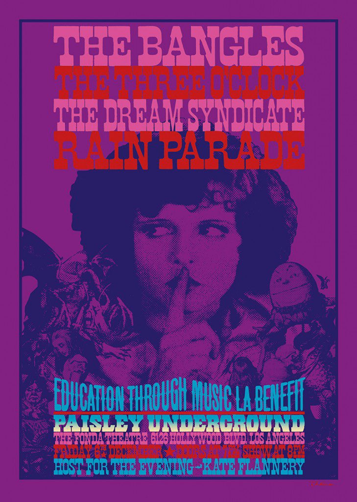 However, 25 years after the scene ground to a halt, 4 of the Paisley Underground bands reformed & reunited in 2013 to play gigs together in San Francisco & LA.In the same year  @The3Oclock also played Coachella.
