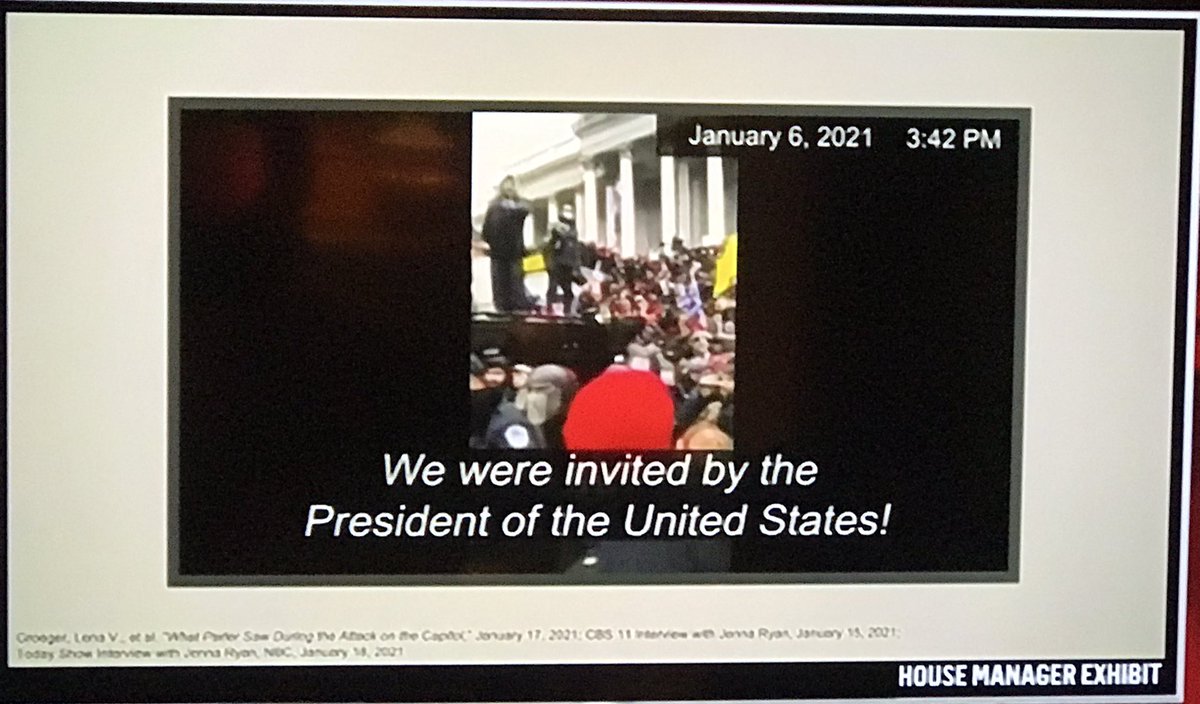 7. Neguse: Donald Trump used his speech as a CALL TO ARMS. It was not rhetorical.He assembled the mob.He summoned the mob.He incited the mob.“We were invited by the President of the United States!”“President Trump requested that we be in D.C. on the 6th.”