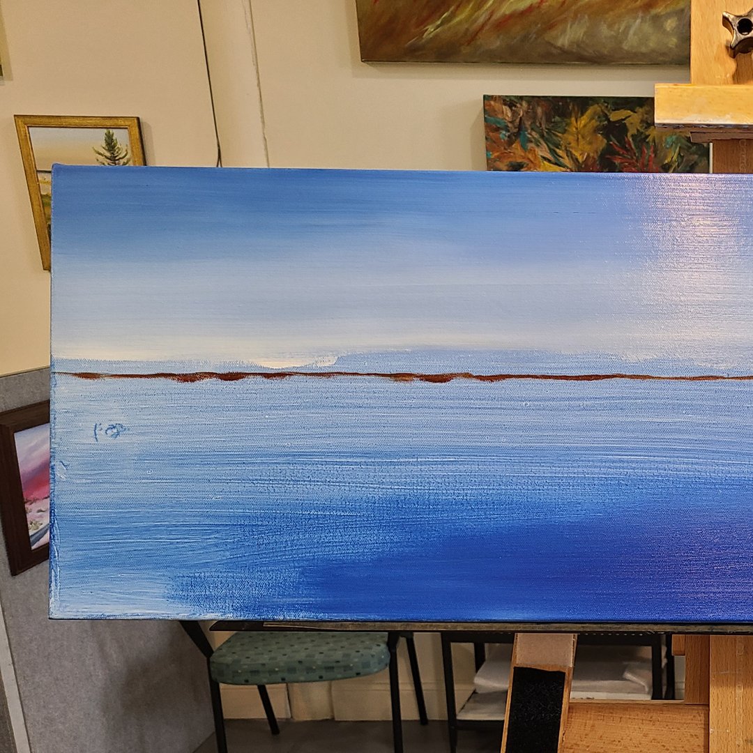 SEHstudios's tweet photo. Rick made a good start here. Students sometimes bring large canvases to paint.  #SeeLinkInBio
#Comelearnwithme #artlessons #artforadults #learntopaint #artforkids #oilpaintingclass #artclass #DoverNH #thingstodoinDoverNH #artcourse #Paintinglesson #PrivateArtLessons #SemiPrivateA https://t.co/muF9AuJosk