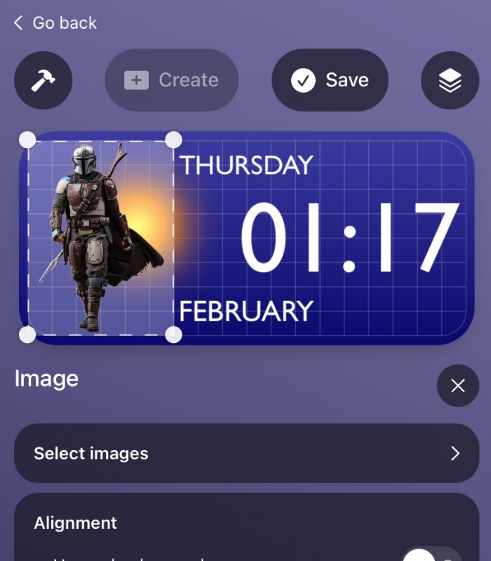 flexwidgets's tweet image. #TheMandalorian widget created with our #widget editor.