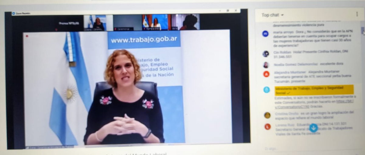 Conversatorio 190 de la OIT 1er encuentro.El derecho de toda persona a trabajar en libertad y sin acoso. UDPM presente 💪❤️ <a href="/grillo141/">Ruben Dario</a> <a href="/cjdechat/">Christian Dechat</a> <a href="/Marcos42866602/">Marcos Caballero</a> <a href="/fabianchilipank/">Fabian Chilipanka</a> <a href="/CristinaFretes4/">Cristina Fretes</a> <a href="/robertoadrian82/">Roberto Adrian</a> <a href="/BoveroEdith/">Edith Bovero</a> <a href="/ANIBALGURAWSKI/">ANIBAL GABRIEL</a> <a href="/mestigarribia/">Mónica Estigarribia</a> <a href="/GuiyeCarrizo/">Guillermo Carrizo</a> <a href="/CpMonik/">Monik CP</a>