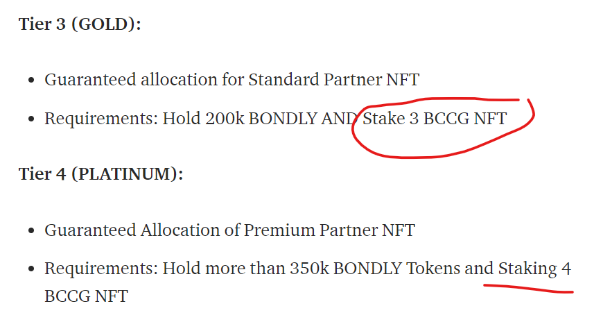 11/  @BondlyFinance BCCG NFTs on Opensea.Why? Because you can stake them to get rewards across the Bondly ecosystem.Free trading on Bswap.Airdropped partner NFTs. Kind of 'keys' to the Bondly ecosystem.Utility IF Bondly goes big. https://opensea.io/assets/bccg?search[sortAscending]=true&search[sortBy]=PRICE