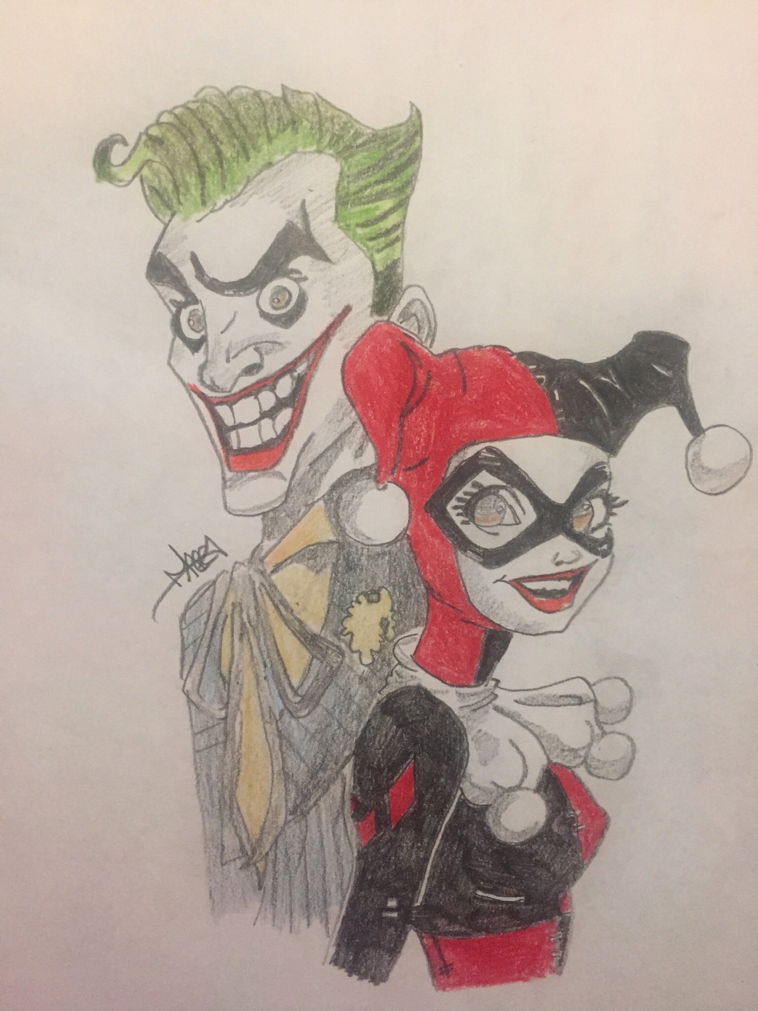 Buy Harley Quinn Drawing Print Online in India  Etsy