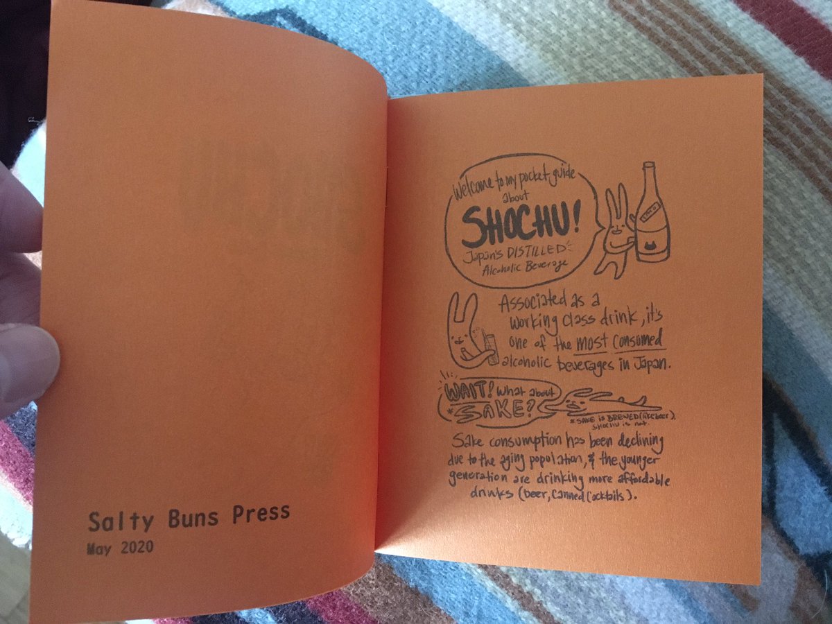 RareBooks37996's tweet image. A delightful addition to the home library:

Shochu — A Pocket Guide — Salty Buns Press (May 2020) #shochu #japanesespirits #zines

With shoutouts to @shochu_danji @Chris_Bunting @umamimart @SakeofAmerica 

eastbayalternativebookandzinefest.com/test-blog-styl…
