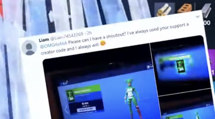 Ali-A shouting me out in one of his videos - I’ve only just noticed it so it has my old name lol 😂