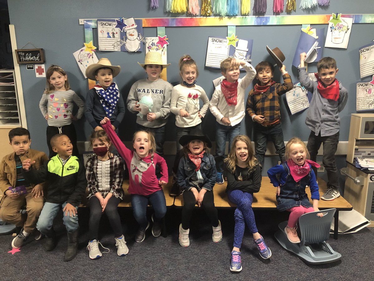 Yee-haw!! It was western day today!! #walstars