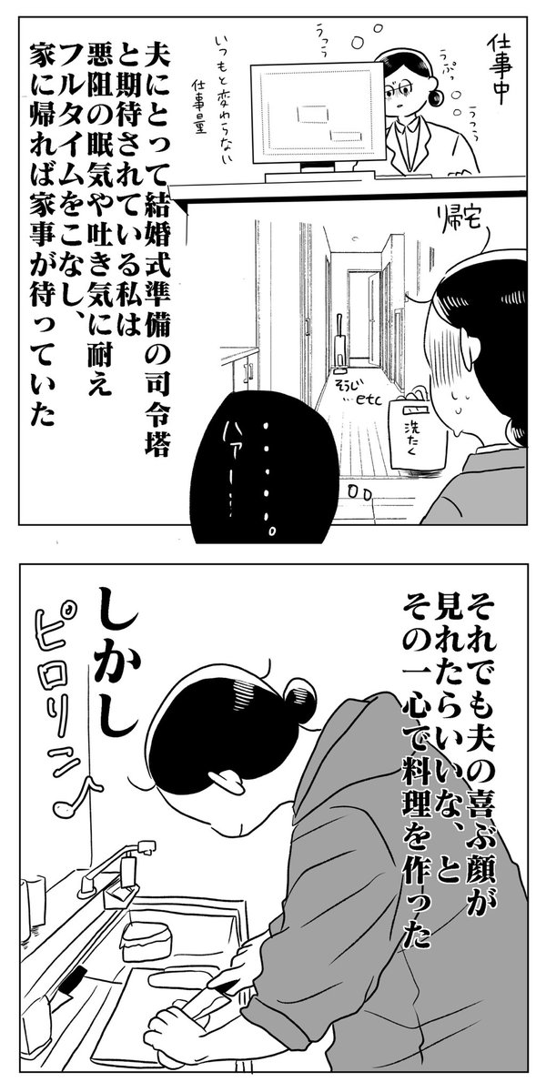 いくたはな 漫画家 新婚悪阻物語り 3 3 9年前の話になります おそらく全4話くらいかと は明日あげます T Co X8b4zrimi8 Twitter