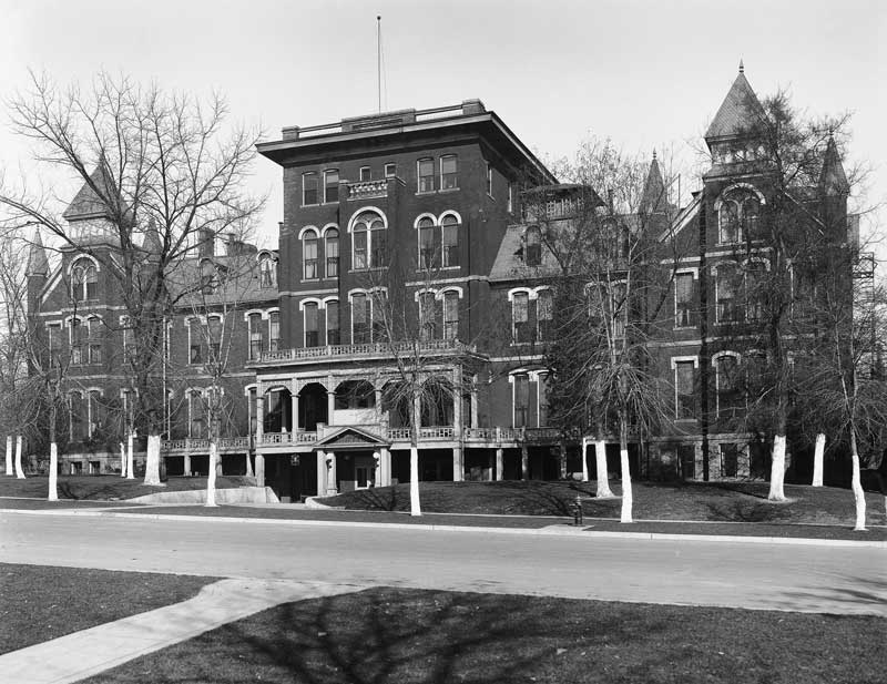 The Fifth East Hotel. Shocker, it was located on 5th East at about 154 South. It was once a shelter for those escaping polygamy. The building was eventually sold and raised in the 1980s: