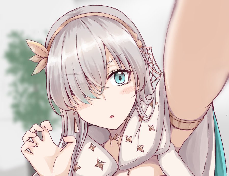 久川颯 「この辺かしら
#これでフォロワーさん増えました 」|ホシノ⭐️のイラスト
