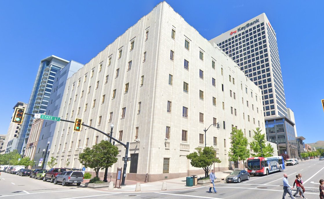 The Salt Lake Theatre. It was a short-lived theater, developed with the approval of Brigham Young, and eventually demolished for a gas station (a cool one, tho!). The gas station would eventually be demolished for the Mountain States Telephone & Telegraph Building, which I like:
