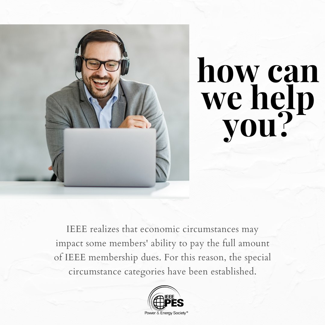 ieee_pes's tweet photo. At IEEE PES, we are committed to helping you at every stage of your career, as a student and as a professional associate. In this regard, reduced IEEE memberships are available, to those who qualify.
➡️ https://t.co/dLHqdLCq77
#ieee #ieeepes #studentegineeer #powerengineer https://t.co/3eSbURdZ3V