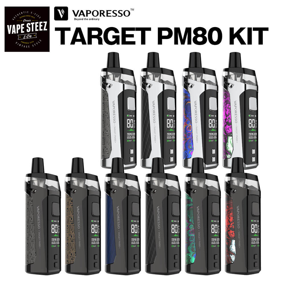 vapesteez's tweet photo. 手のひらに収まるサイズなのに爆煙‼️

それが『TARGET PM80 by VAPORESSO』👍

最大出力80Wの出力が可能😆

携帯サイズでありながら、高出力な爆煙を気軽にお楽しみいただけます🎵

楽天商品ページはこちら↓
https://t.co/AdM3YiBn98

#TARGETPM80  #VAPORESSO #POD #vape好きな人と繋がりたい https://t.co/6gqIYiPVwT