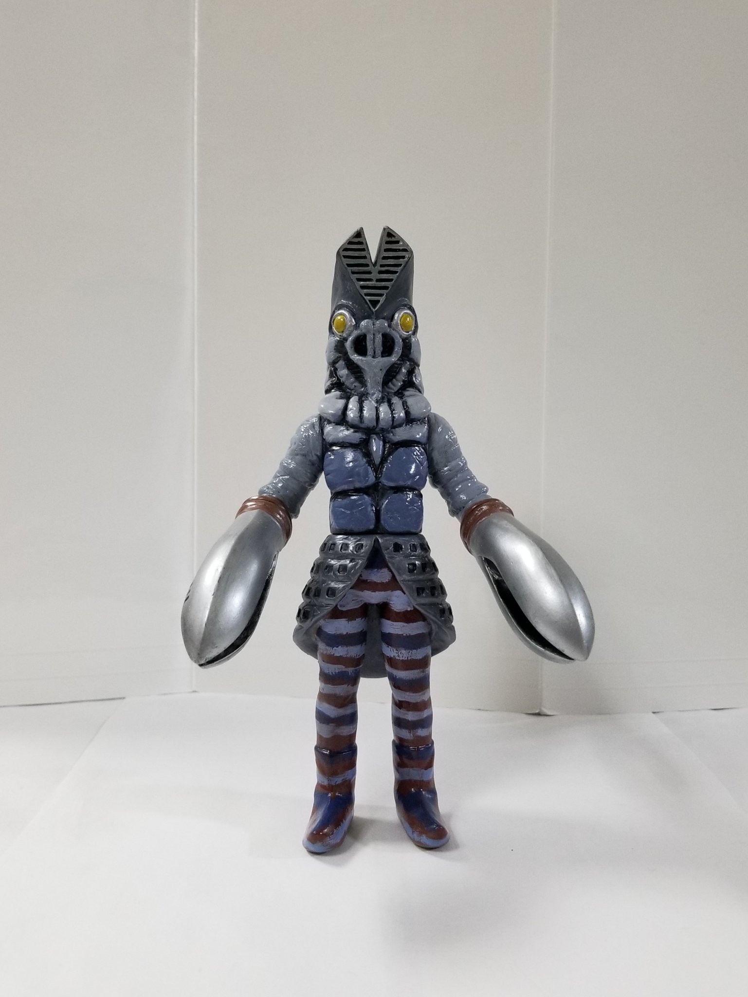 バルタン星人ソフビ リペイント品 ５体セット✨ ウルトラ怪獣シリーズ、バルタン星人5点セット いざとい