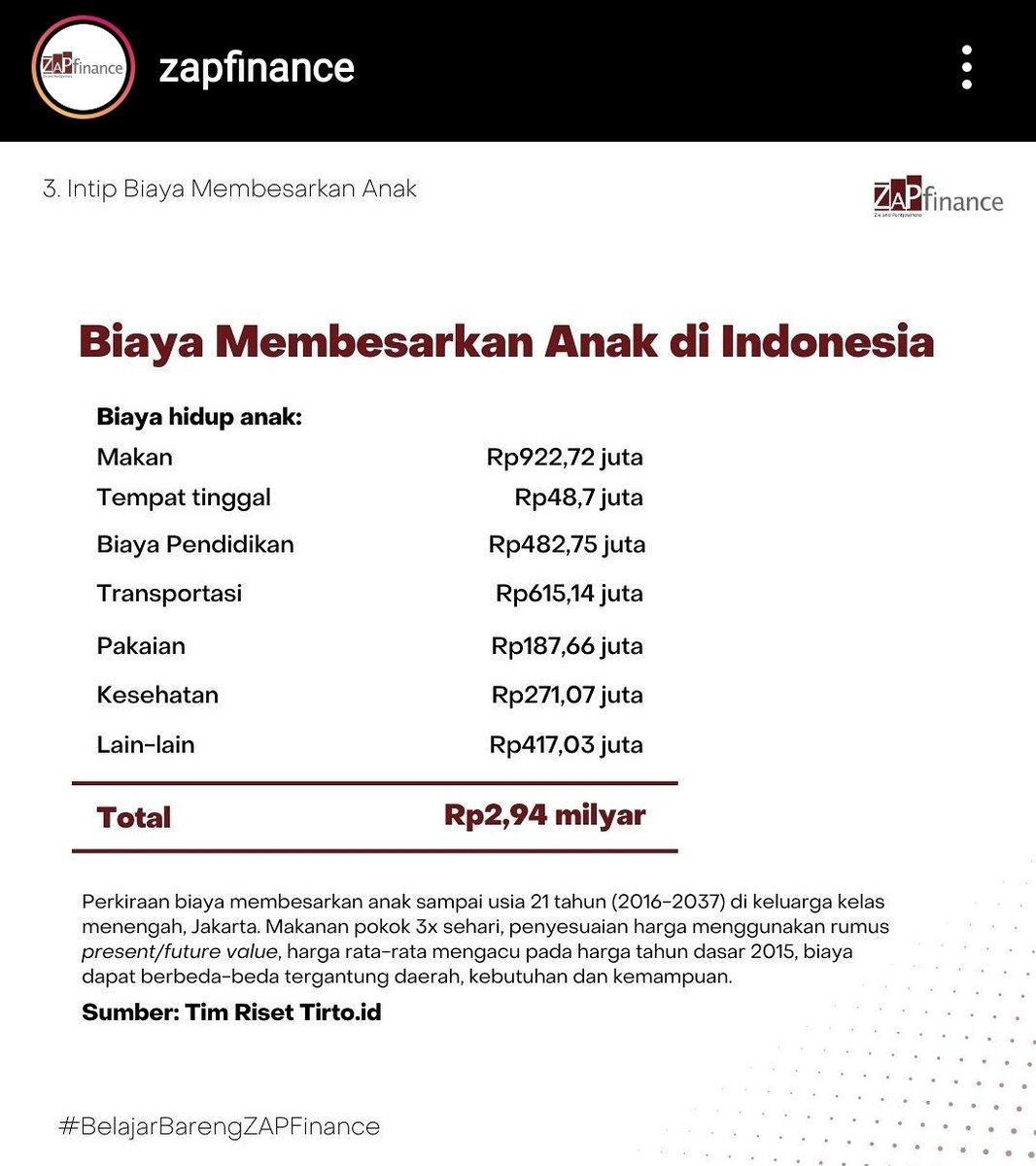 KB terbaik adalah belajar finance 👨‍👩‍👦‍👦