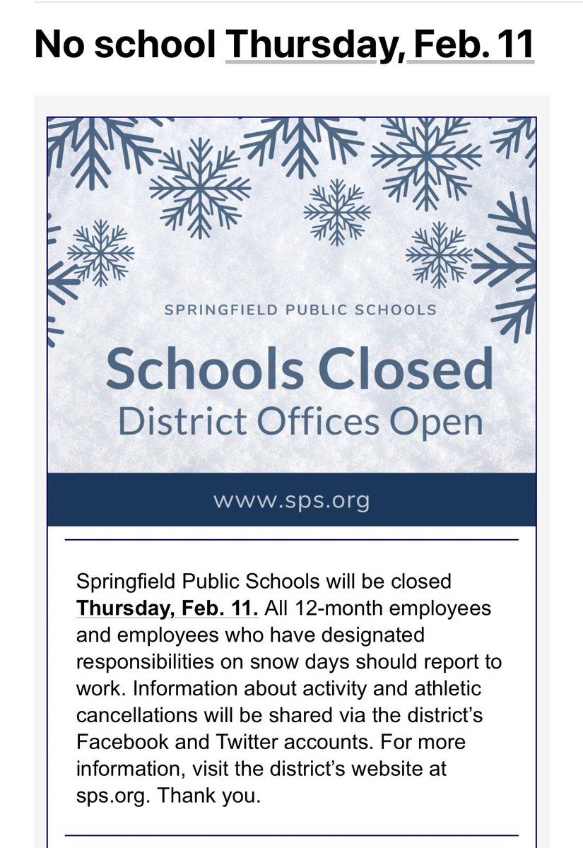 DrPowersKHS's tweet image. No school Thursday @KickapooChiefs
