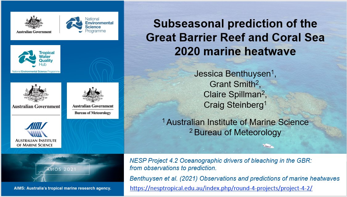 jabenthuysen's tweet image. #AMOS2021 marine heatwave session continues tomorrow!