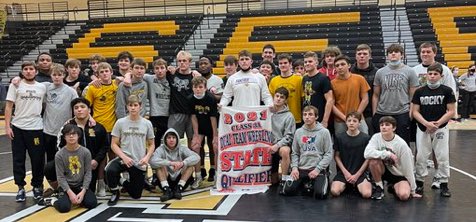 sepwrestling's tweet photo. State Record run: 
13 State Dual trips in a row. https://t.co/WezAIwvMeu
