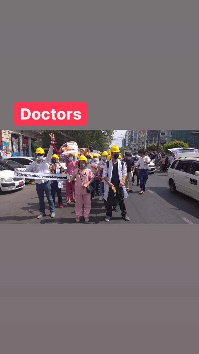 People from all walks of life want independence and democracy, not a dictatorship.
#WhatsHappeningInMyanmar