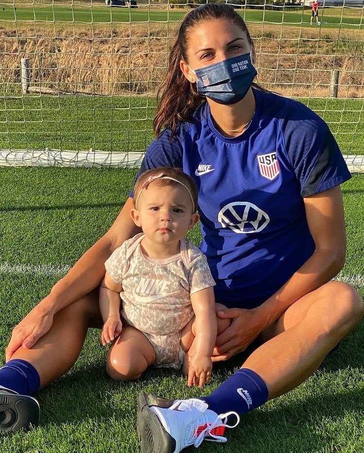 so sweet of alex to let servando come to uswnt camp with her