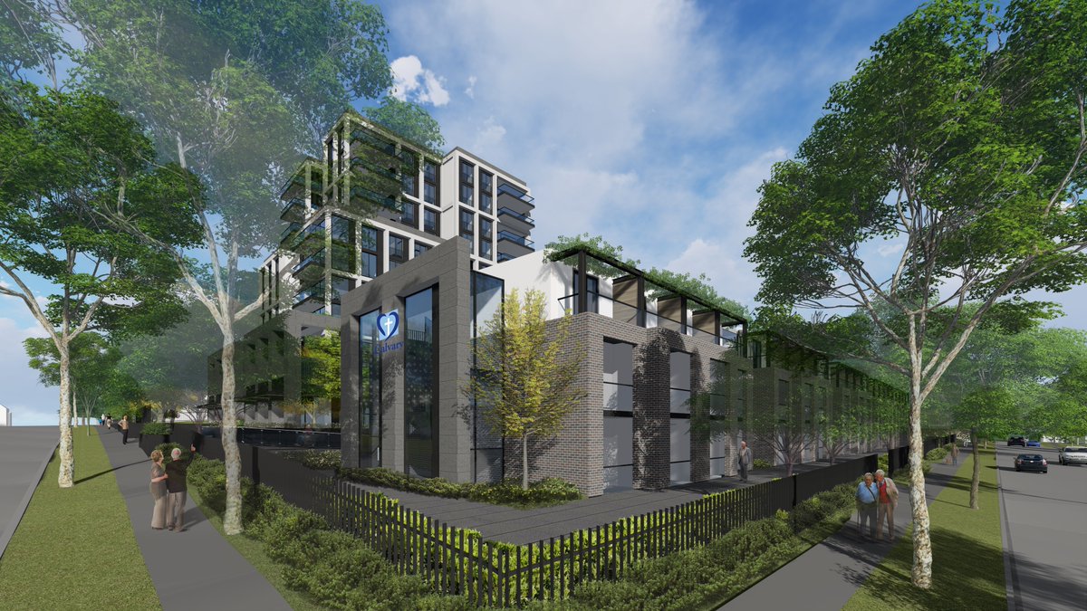 Work is underway on the $154 million Calvary Bethlehem Health and Retirement Precinct in Melbourne. Bringing retirement living, community care, primary health services, residential care, and Calvary’s existing specialist services together in one location.  bit.ly/3qa9JEF