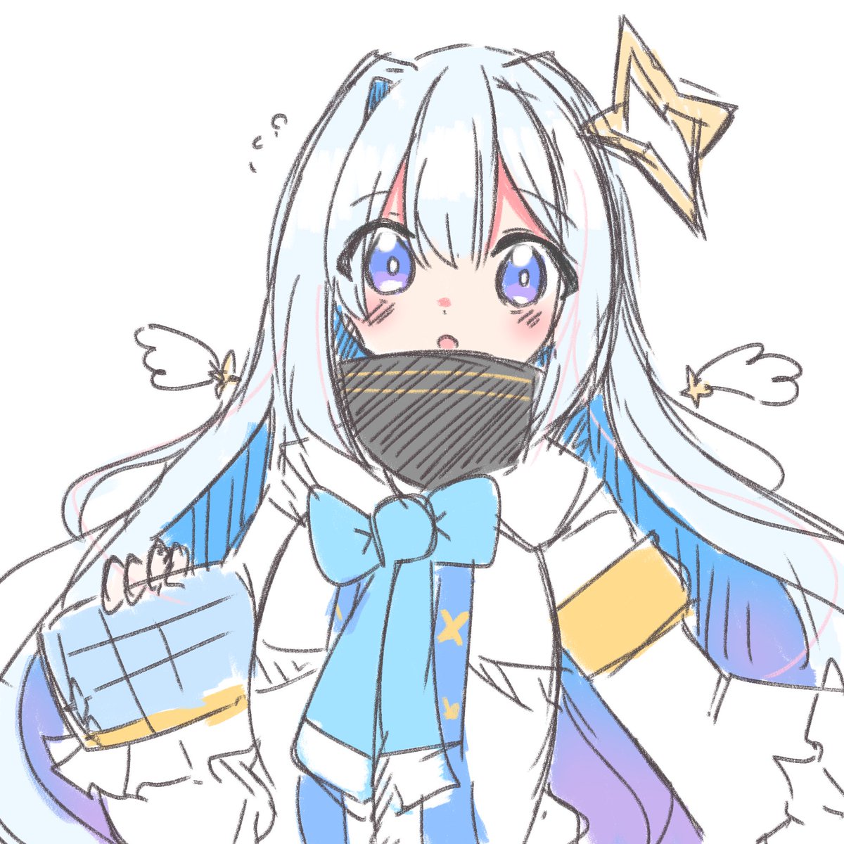 天音かなた 「ロングヘアーかなたん・・・的な 」|たまき七式(ななしき)のイラスト