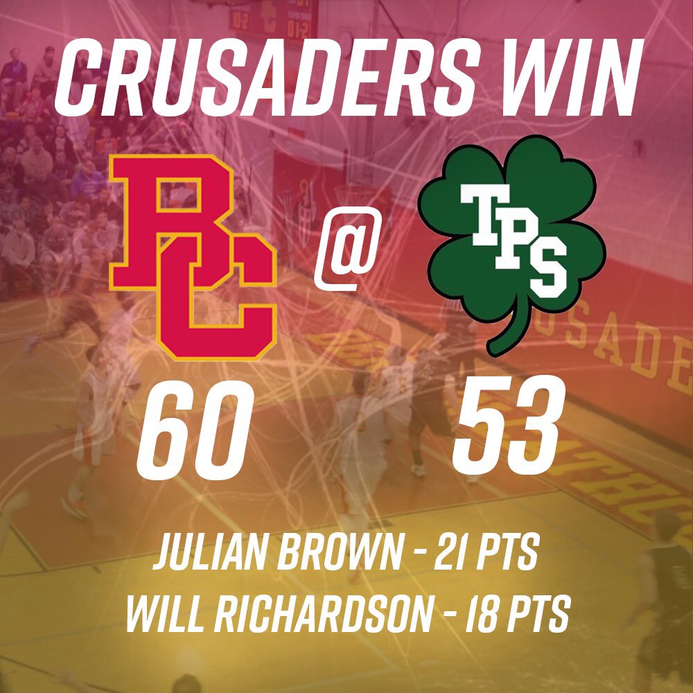 A great win for our program today over The Patrick School! #DeusVult #BChoops #NorthJerseyHoops