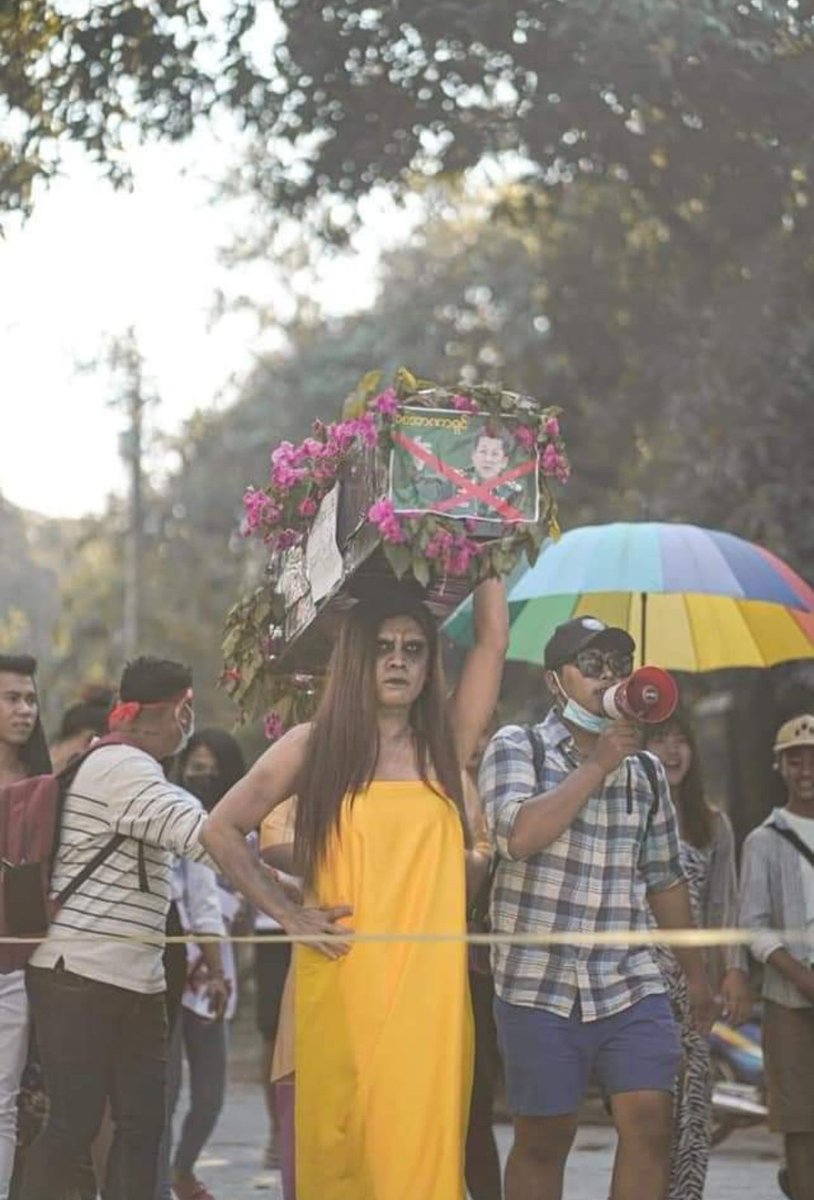 Even Myanmar traditional ghost Ma Phae War reject the military coup. 

#CyberSpeechFreedom 
#Feb11Coup 
#ChinahelpMilitaryCoupforOwnbenefit 
#CrimeAgainstHumanity 
#ChinaSetupFirewallforJunta