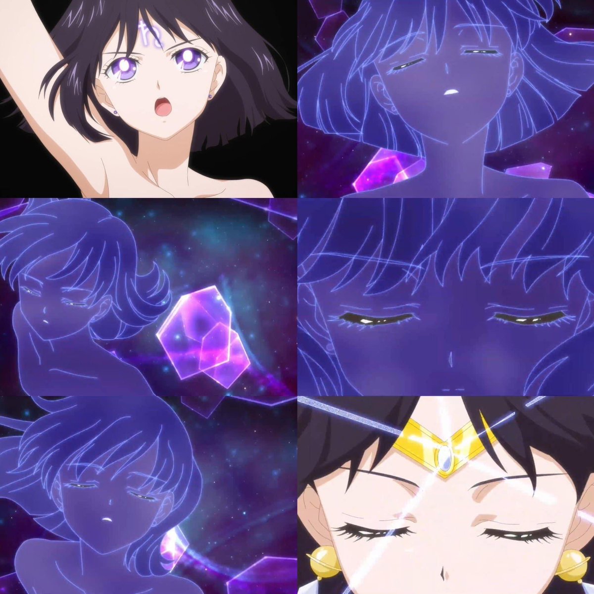 セーラーサターン Sailor Saturn Fc セーラーサターンの変身シーン 美少女戦士セーラームーンeternal セーラーサターン Sailorsaturn 美少女戦士セーラームーン 土萠ほたる Sailormoon Sailorsaturn Sailormooneternal Sailor Movie