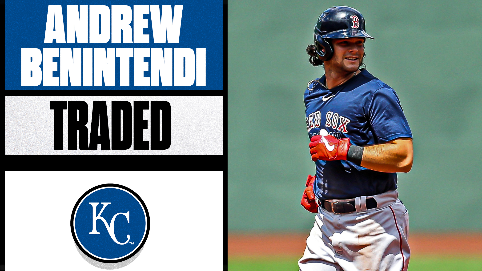MLB on X: Benny to KC. The Royals acquire Andrew Benintendi from the Red  Sox in a 3-team trade.  / X