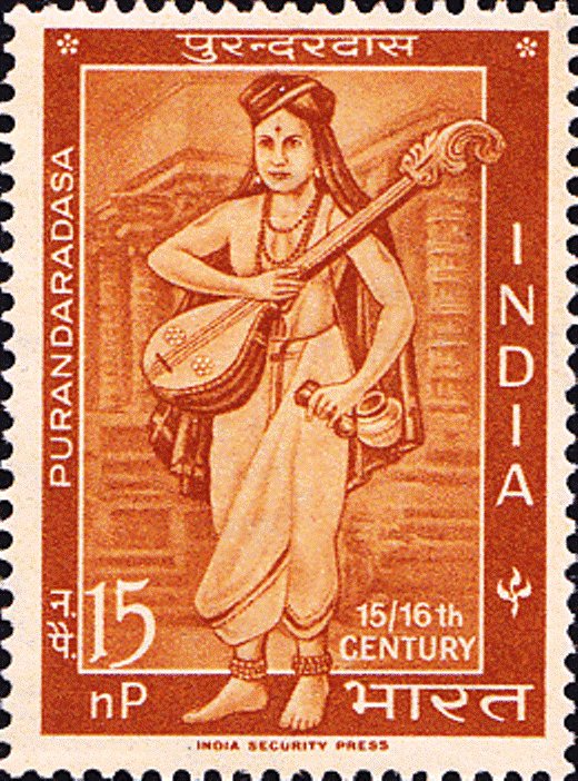 Auspicious morning of Pushya Amavasya. The Aradhana day of Sri Purandara Dasa, the 'Sangita Pitamaha' of Carnatic classical music. Srinivasa Nayak, a miserly goldsmith from Kshemapura (currently in Malnad region) who attained enlightenment through music and devotion. 